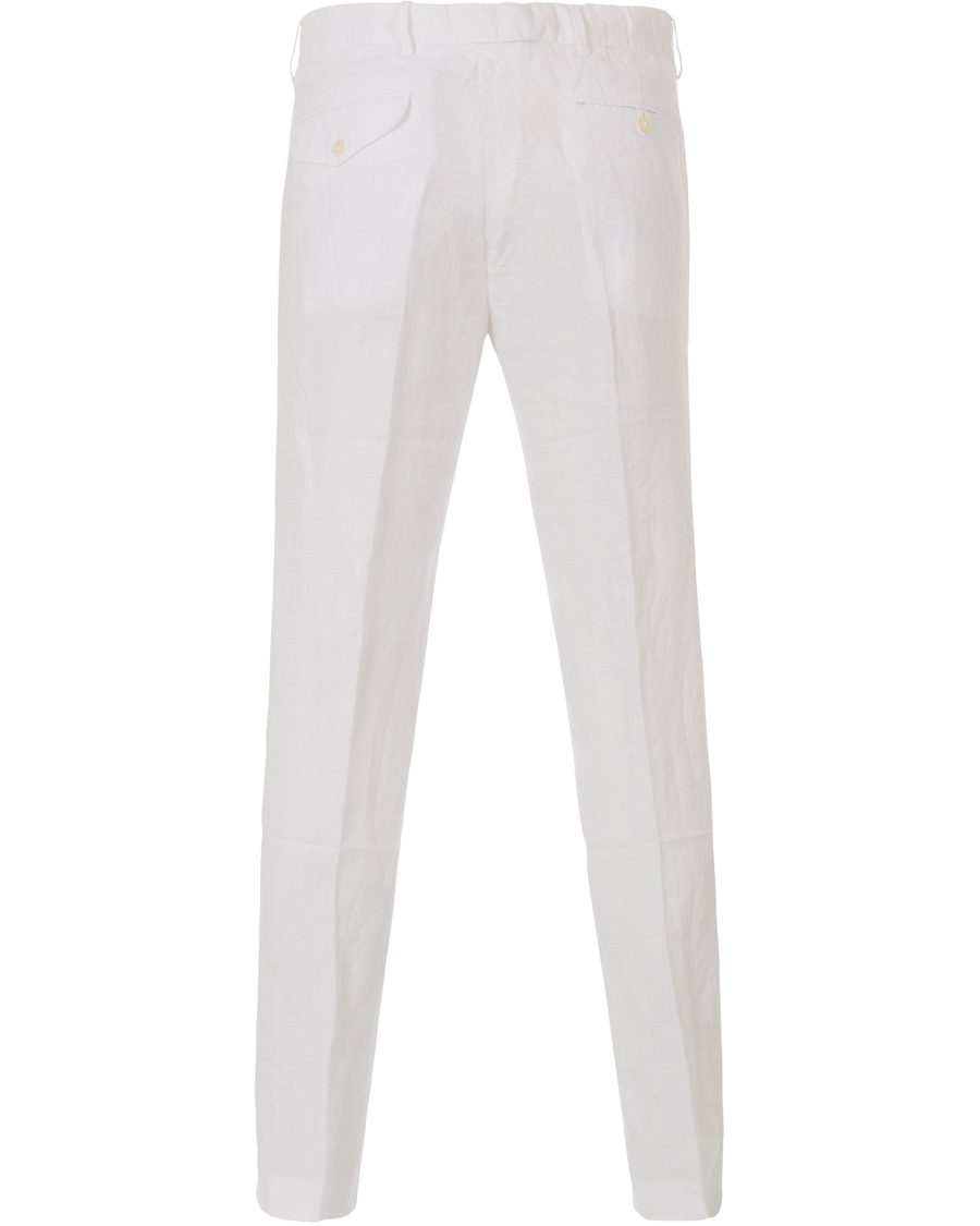 Herre | Bukser | Polo Ralph Lauren | Linen Trousers White