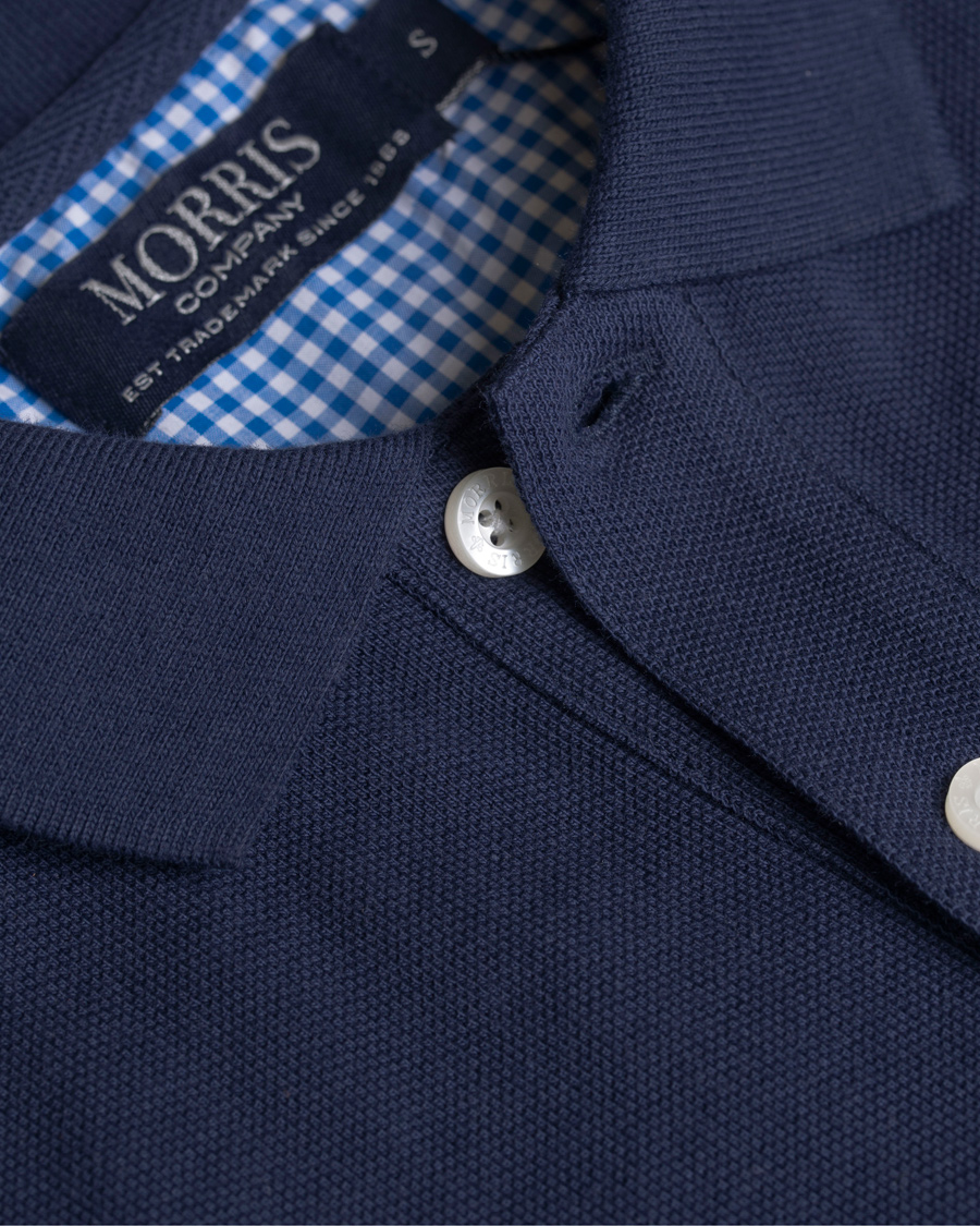 Herre | Pikéer | Morris | Logo Piqué Old Blue