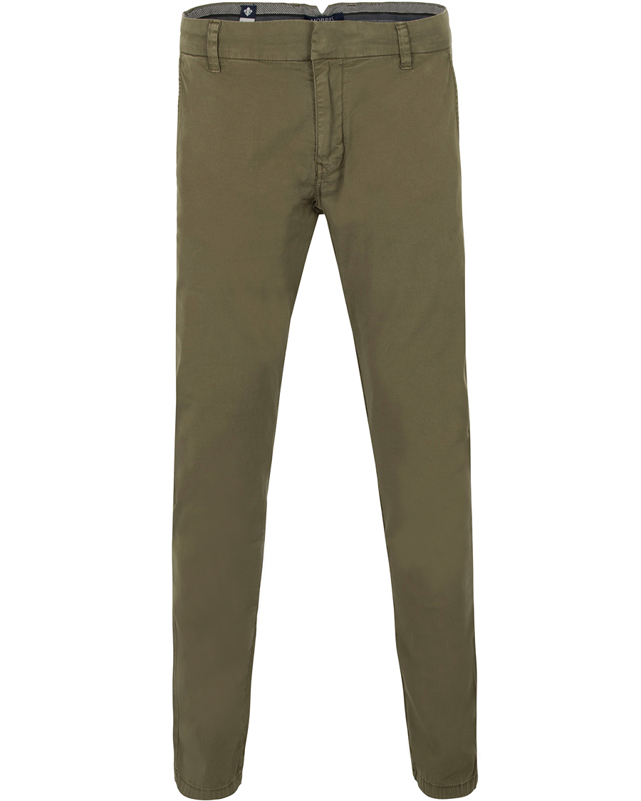 Morris Dapper Slacks Olive Green hos CareOfCarl.no