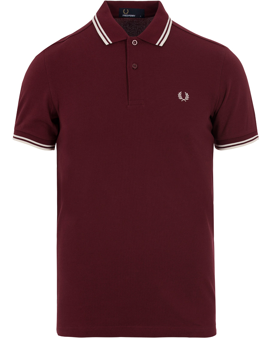 Herre | Pikéer | Fred Perry | Slim Fit Polo Port Red/Ecru