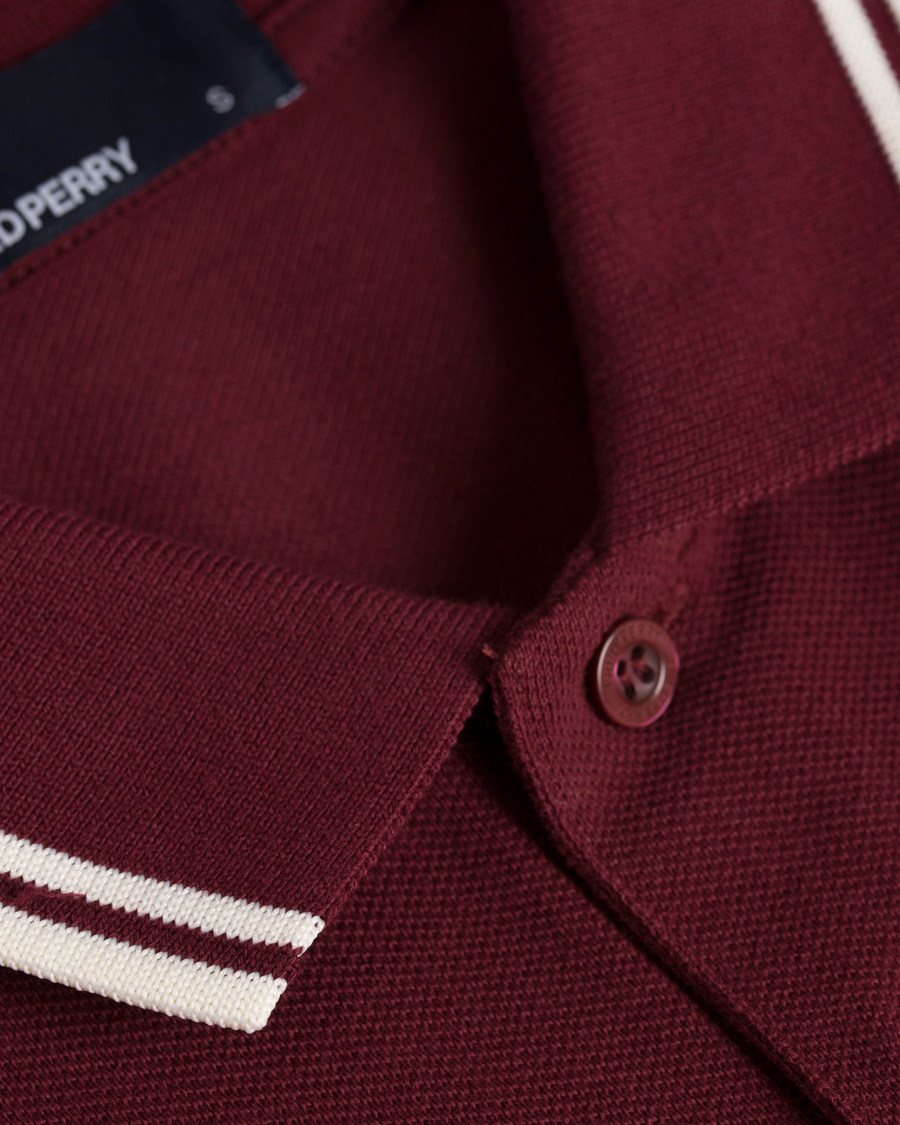 Herre | Pikéer | Fred Perry | Slim Fit Polo Port Red/Ecru