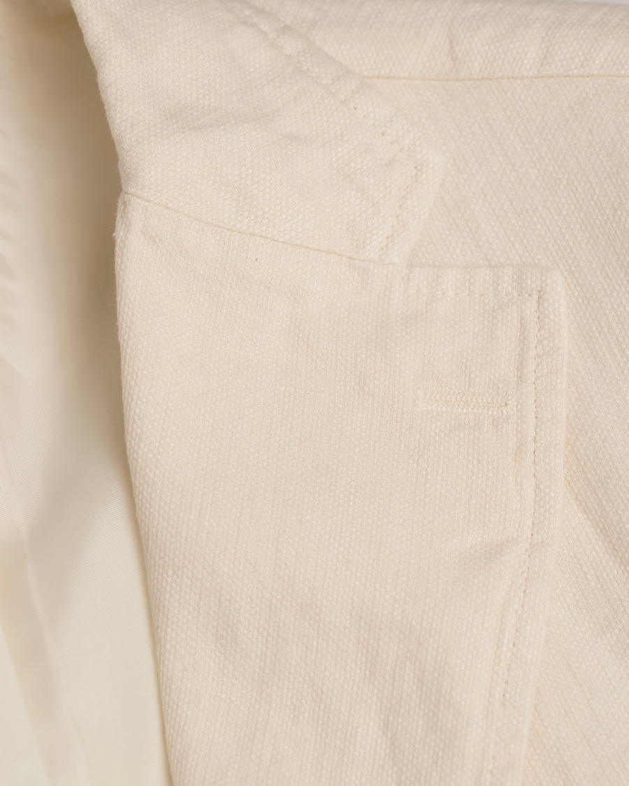 Herre | Dressjakker | Stenströms | Garment Dyed Linen Blazer Nature