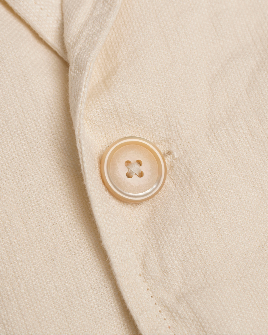 Herre | Dressjakker | Stenströms | Garment Dyed Linen Blazer Nature