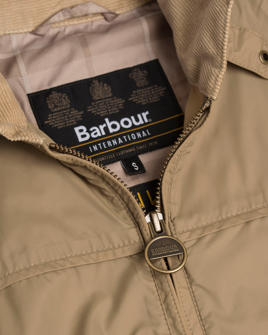 Herre | Jakker | Barbour International | Track Jacket Military Brown
