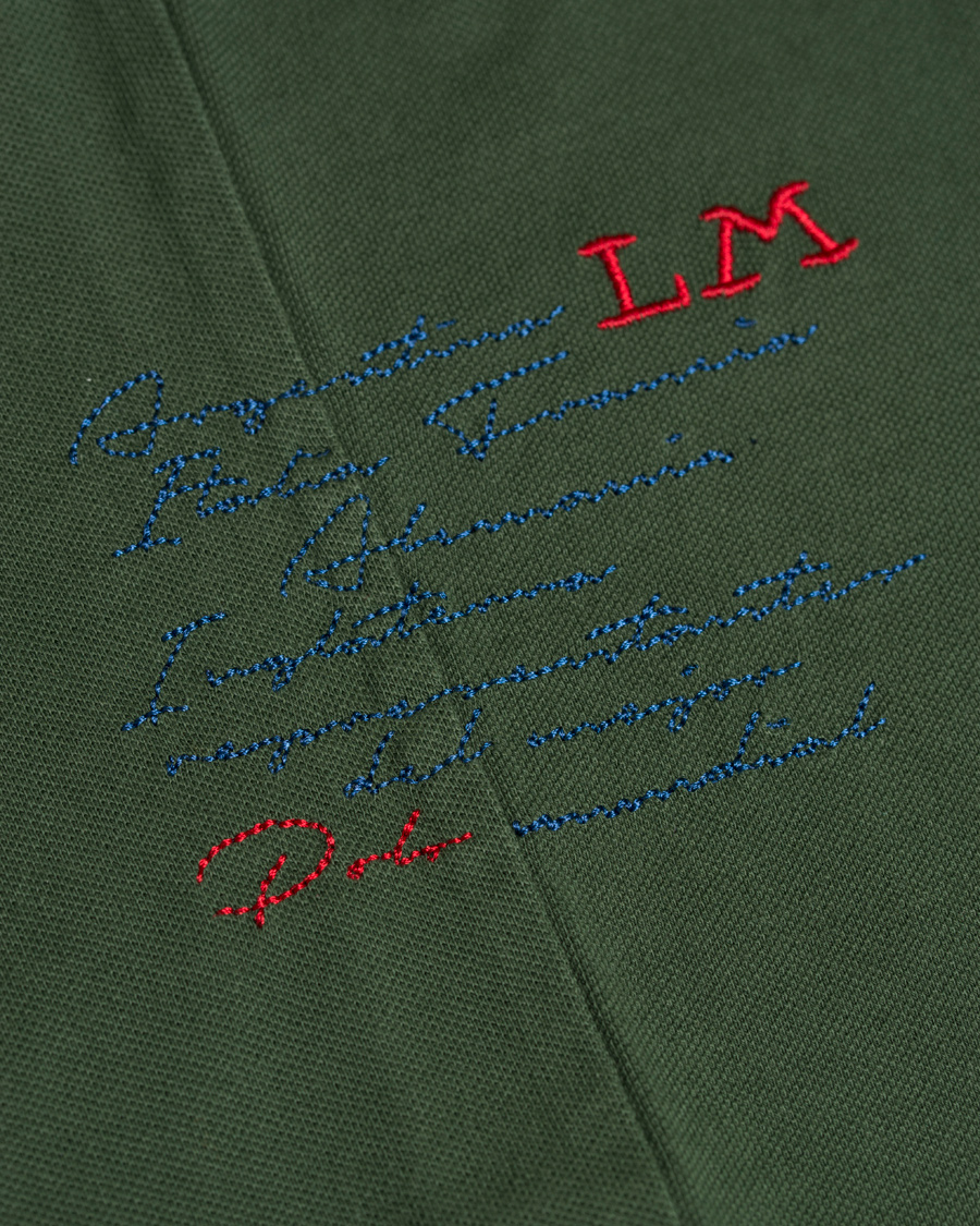 Herre | Pikéer | La Martina | Logo Polo Piqué Army Green