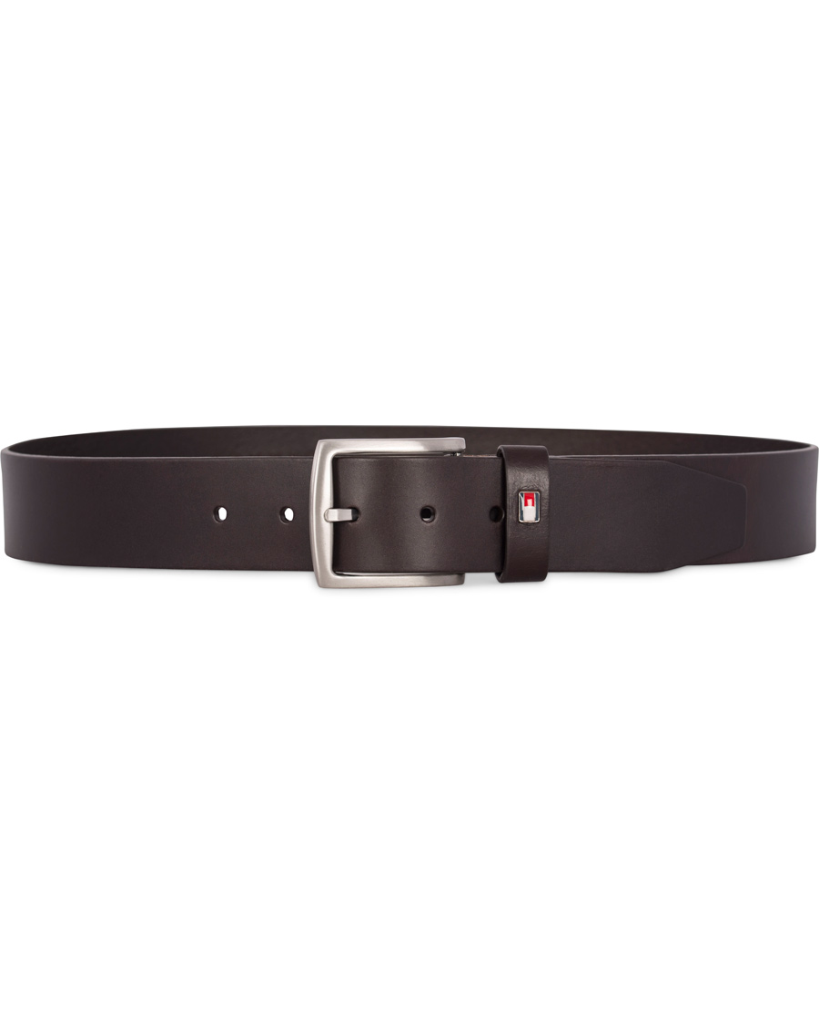 Herre | Tommy Hilfiger New Denton Belt 4 cm Testa Di Moro | Tommy Hilfiger | New Denton Belt 4 cm Testa Di Moro