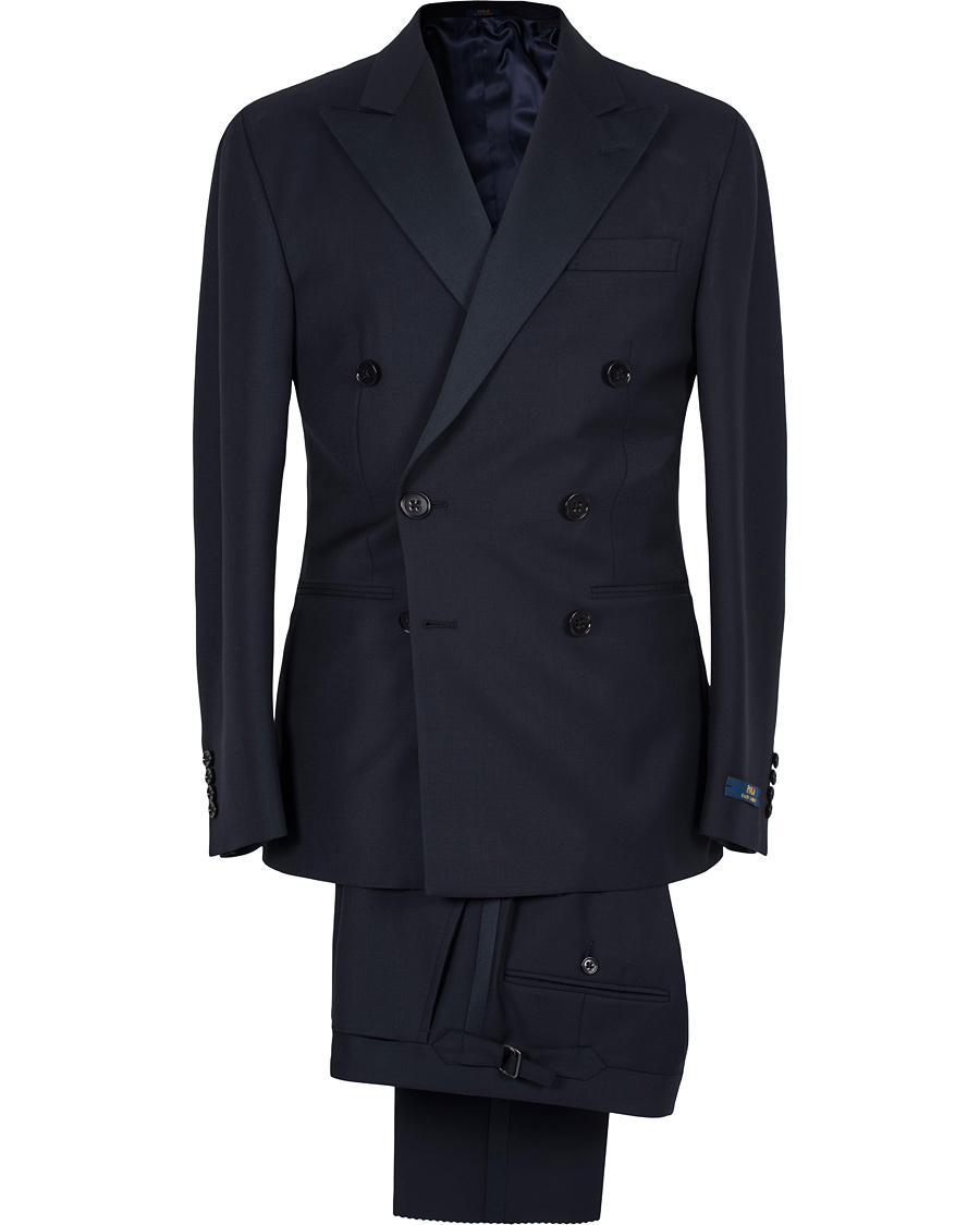Herre | Dresser | Polo Ralph Lauren | Double Breasted Peaked Lapel Tuxedo Navy