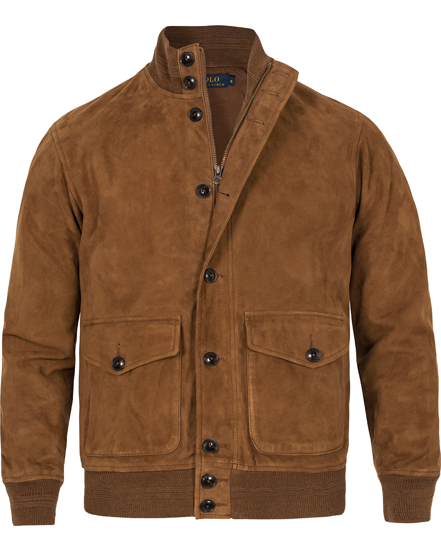 Herre | Jakker | Polo Ralph Lauren | Skeet Suede Jacket Santa Ana Snuff