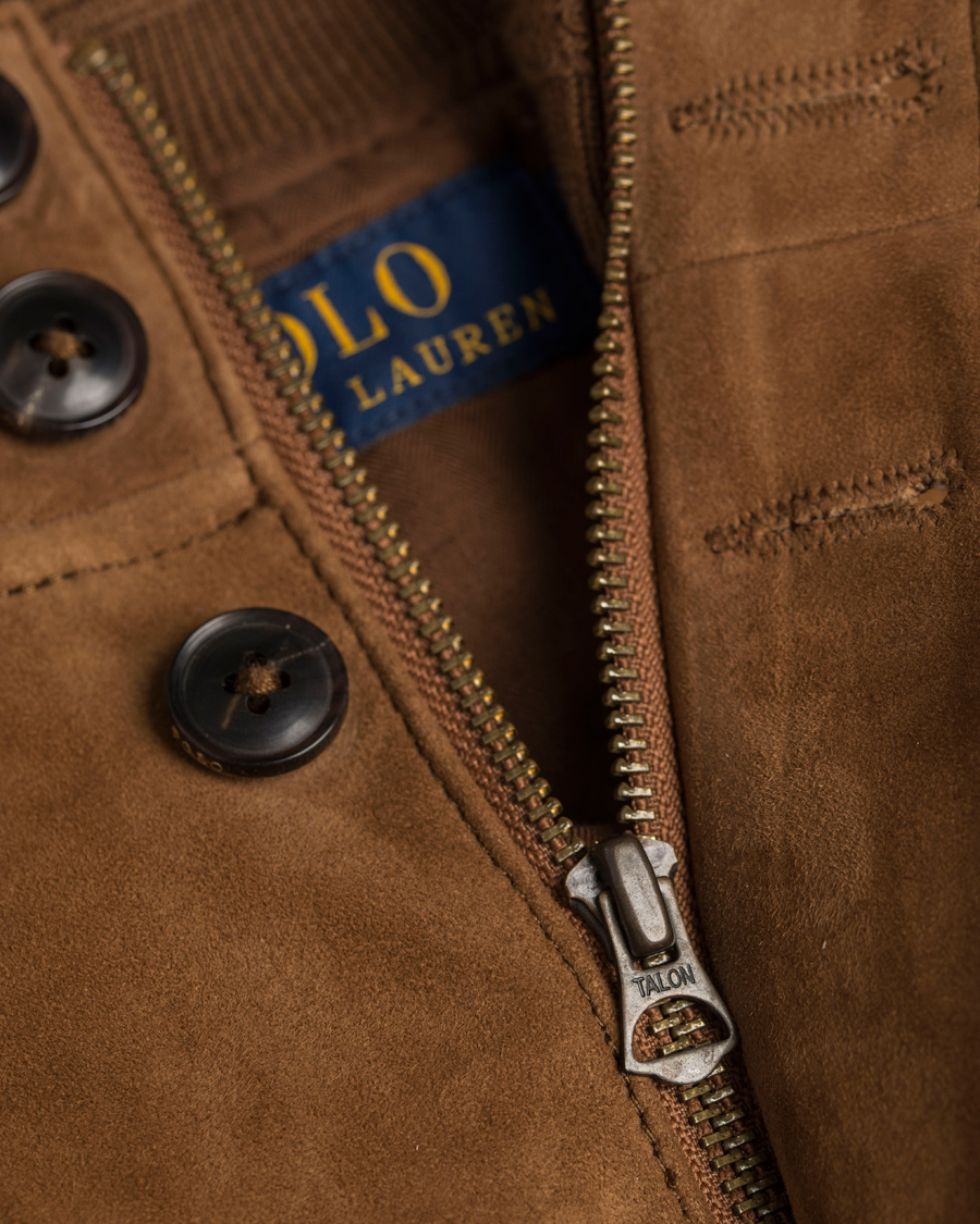 Herre | Jakker | Polo Ralph Lauren | Skeet Suede Jacket Santa Ana Snuff