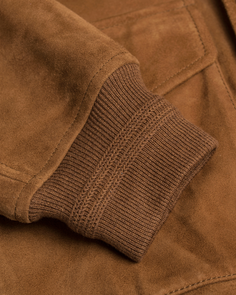 Herre | Jakker | Polo Ralph Lauren | Skeet Suede Jacket Santa Ana Snuff