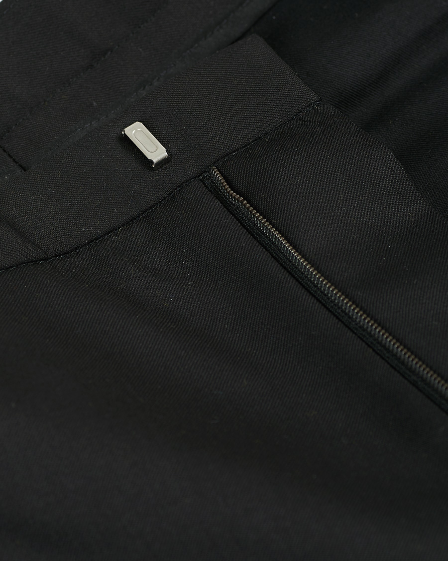 Herre | Bukser | BOSS BLACK | BOSS Wave Slim Fit Wool Trousers Black