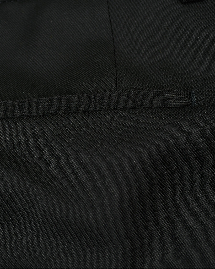 Herre | Bukser | BOSS BLACK | BOSS Wave Slim Fit Wool Trousers Black