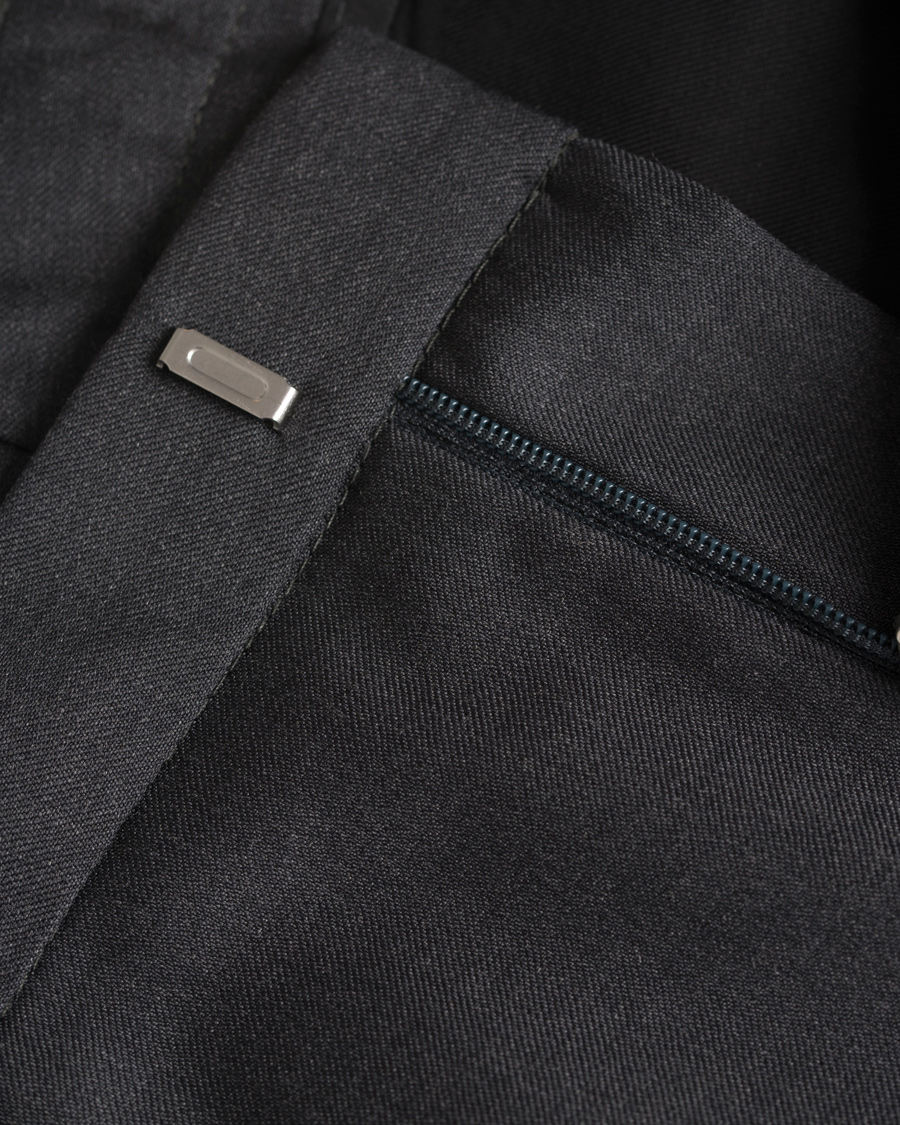 Herre | Bukser | BOSS BLACK | BOSS Wave Slim Fit Wool Trousers Charcoal