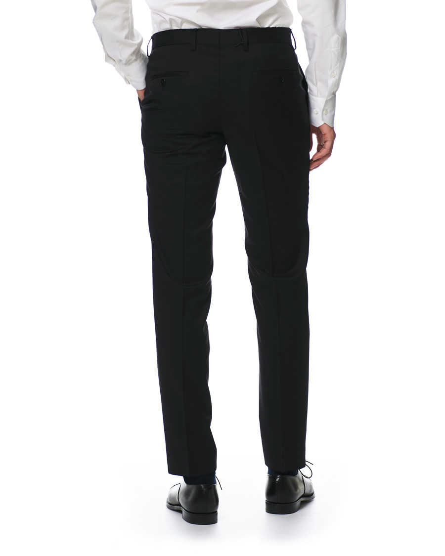 Herre | Bukser | BOSS BLACK | BOSS Gibson Regular Fit Wool Trousers Black