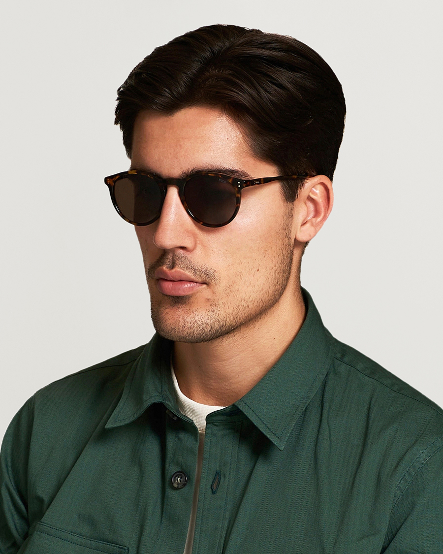 Herre | Runde solbriller | Polo Ralph Lauren | 0PH4110 Round Sunglasses Havana