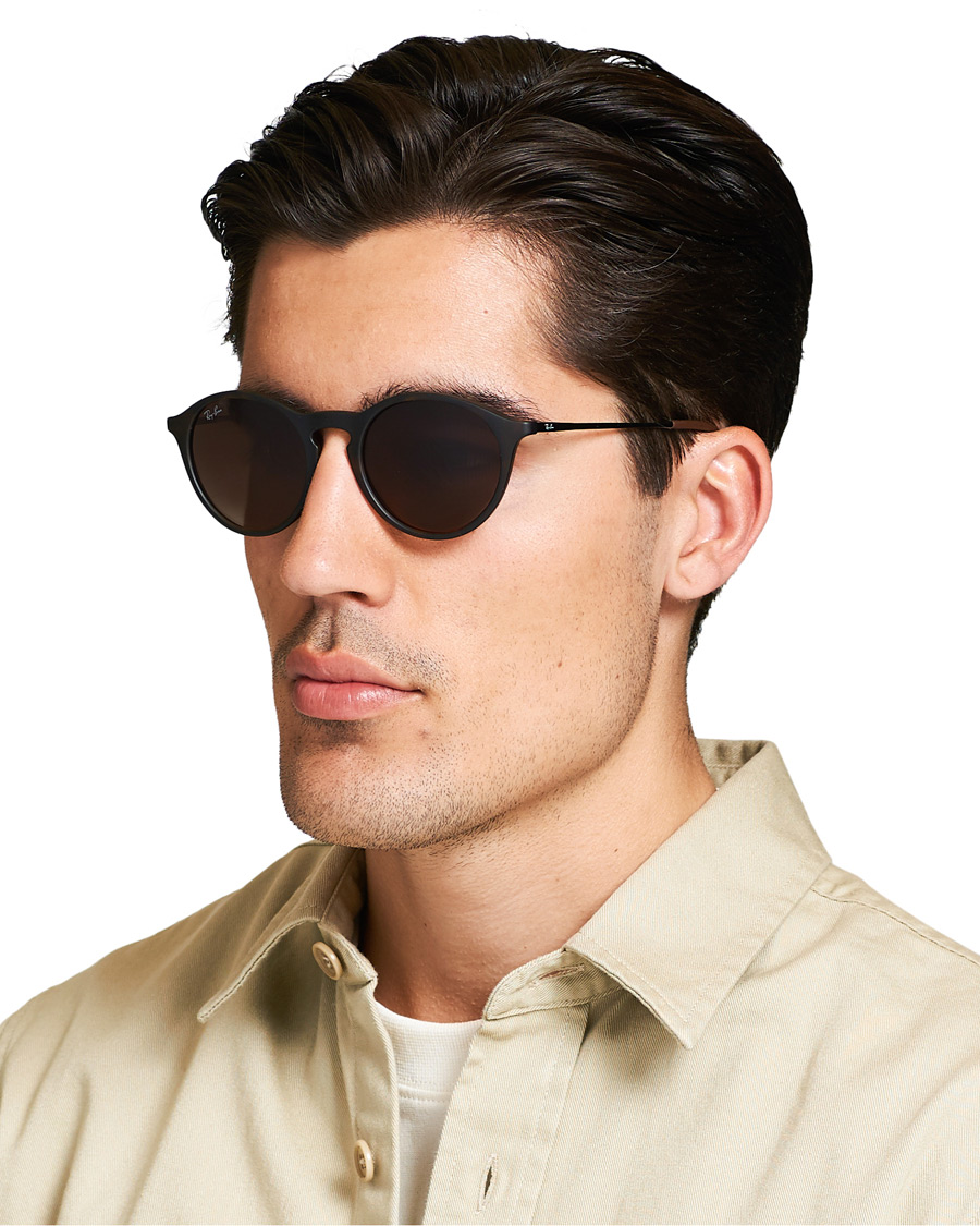 Herre | Ray-Ban 0RB4243 Round Sunglasses Rubber Havana | Ray-Ban | 0RB4243 Round Sunglasses Rubber Havana