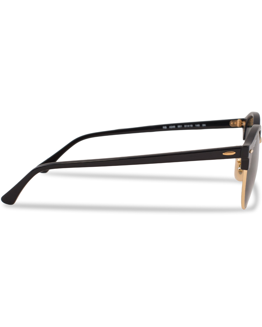 Herre | Ray-Ban 0RB4246 Clubround Sunglasses Black/Green | Ray-Ban | 0RB4246 Clubround Sunglasses Black/Green