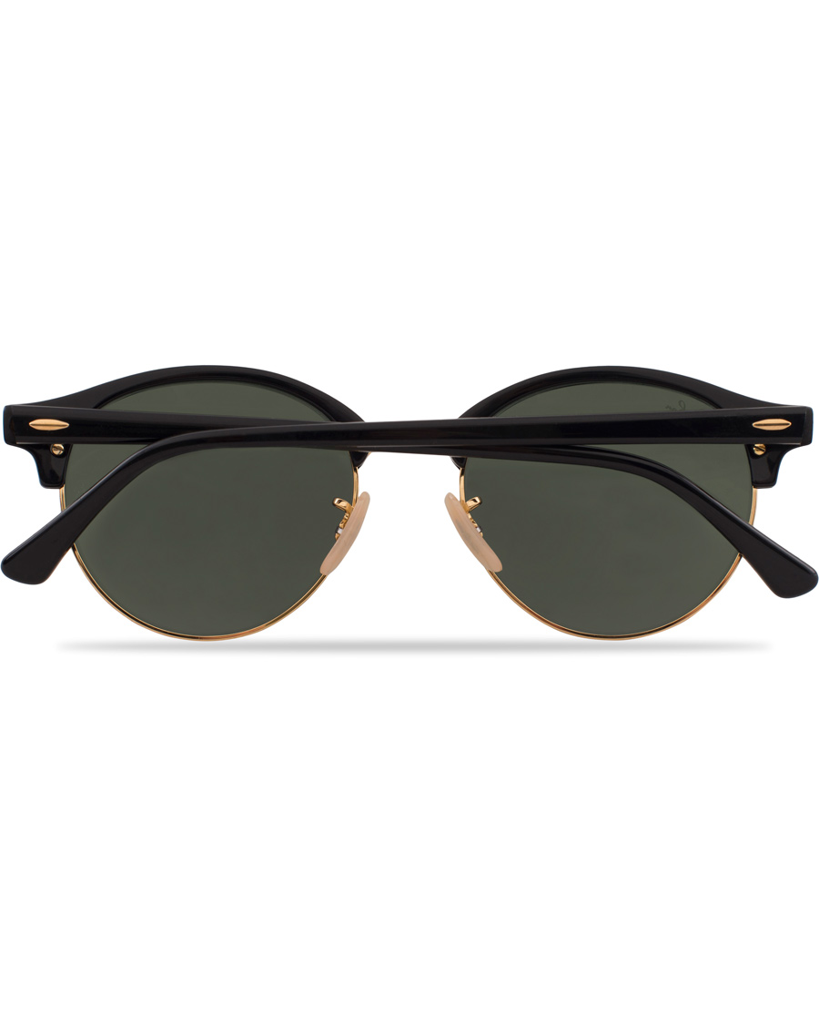 Herre | Ray-Ban 0RB4246 Clubround Sunglasses Black/Green | Ray-Ban | 0RB4246 Clubround Sunglasses Black/Green