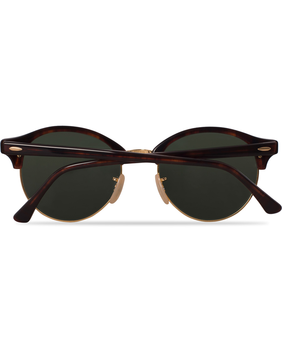 Herre | Solbriller | Ray-Ban | 0RB4246 Clubround Sunglasses Red Havana/Green