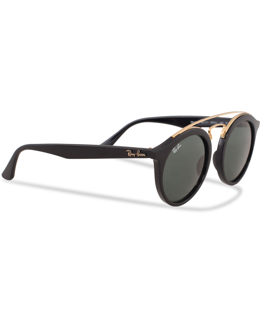 Herre | Ray-Ban RB4256 Round Sunglasses Black/Dark Green | Ray-Ban | RB4256 Round Sunglasses Black/Dark Green