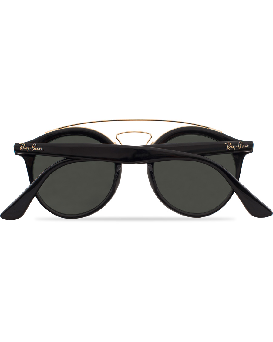 Herre | Ray-Ban RB4256 Round Sunglasses Black/Dark Green | Ray-Ban | RB4256 Round Sunglasses Black/Dark Green