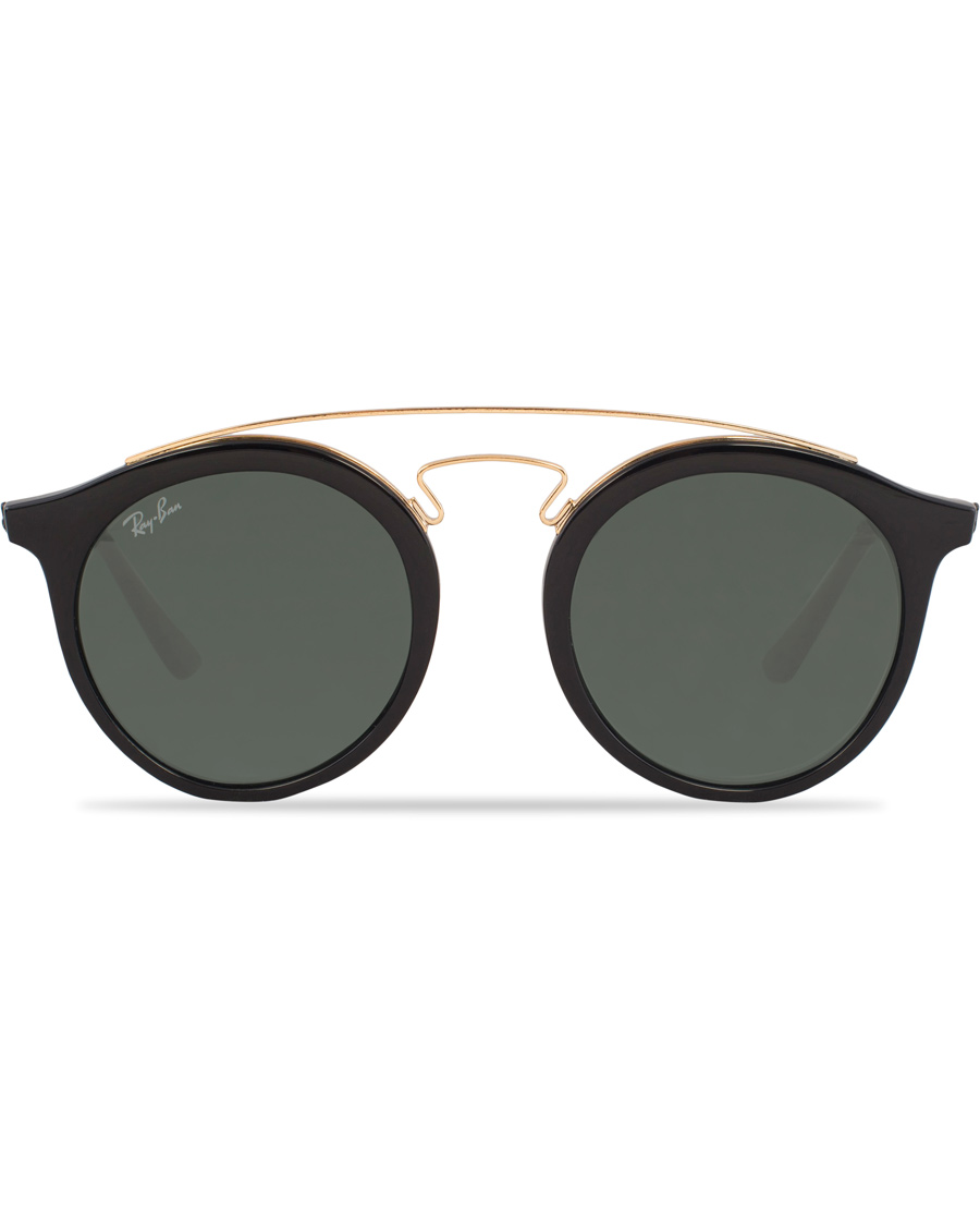 Herre | Ray-Ban RB4256 Round Sunglasses Black/Dark Green | Ray-Ban | RB4256 Round Sunglasses Black/Dark Green