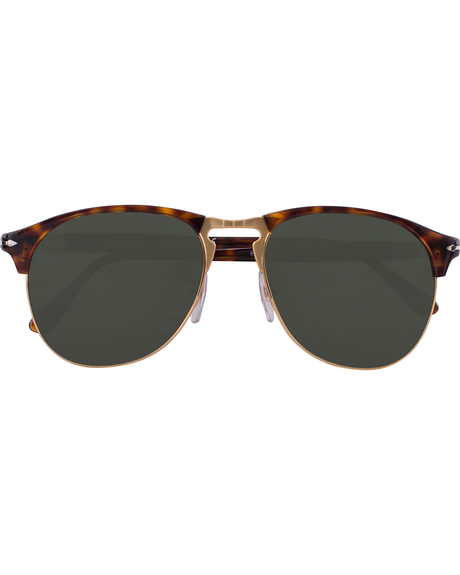 Herre | Persol 0PO8649S Sunglasses Havana/Green | Persol | 0PO8649S Sunglasses Havana/Green