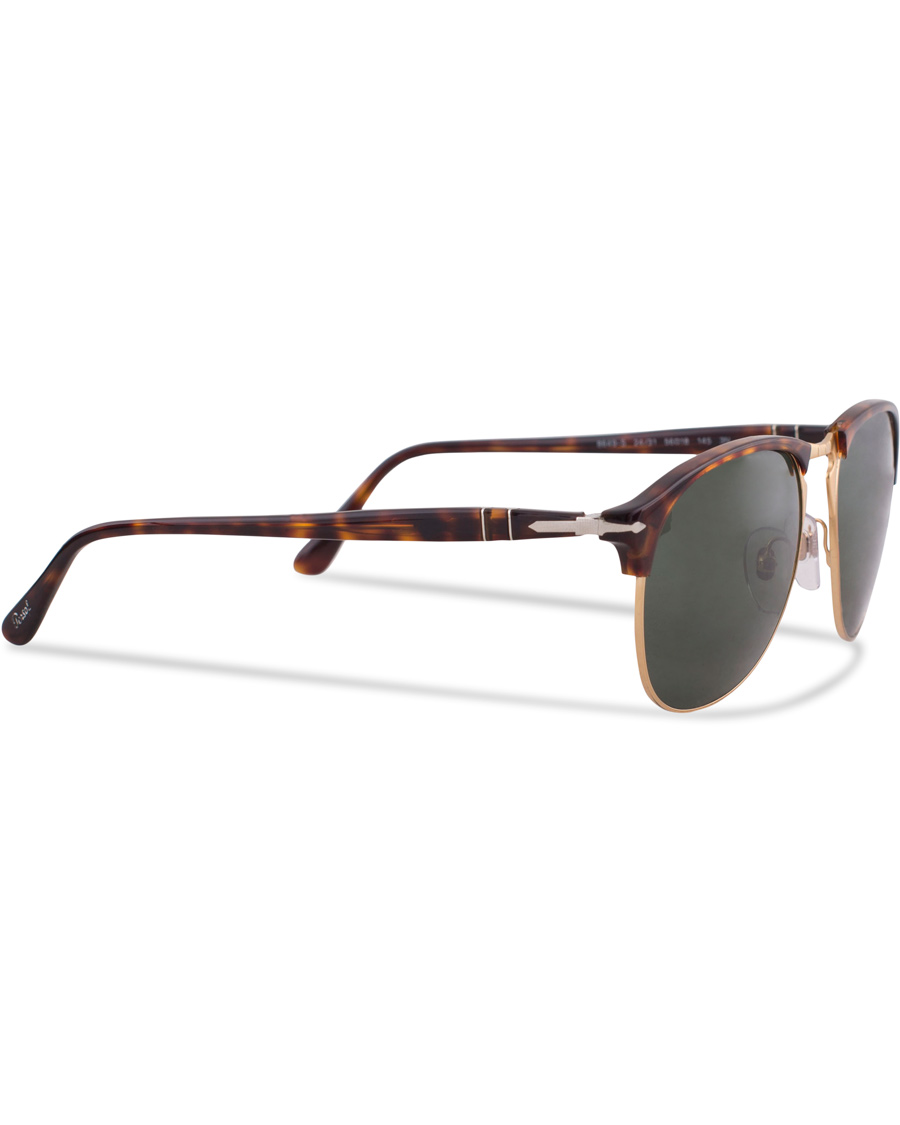 Herre | Persol 0PO8649S Sunglasses Havana/Green | Persol | 0PO8649S Sunglasses Havana/Green