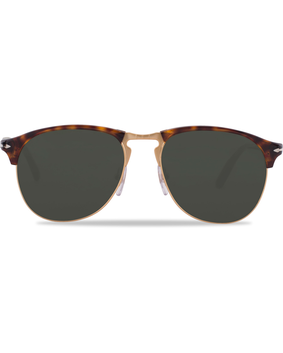Herre | Persol 0PO8649S Sunglasses Havana/Green | Persol | 0PO8649S Sunglasses Havana/Green
