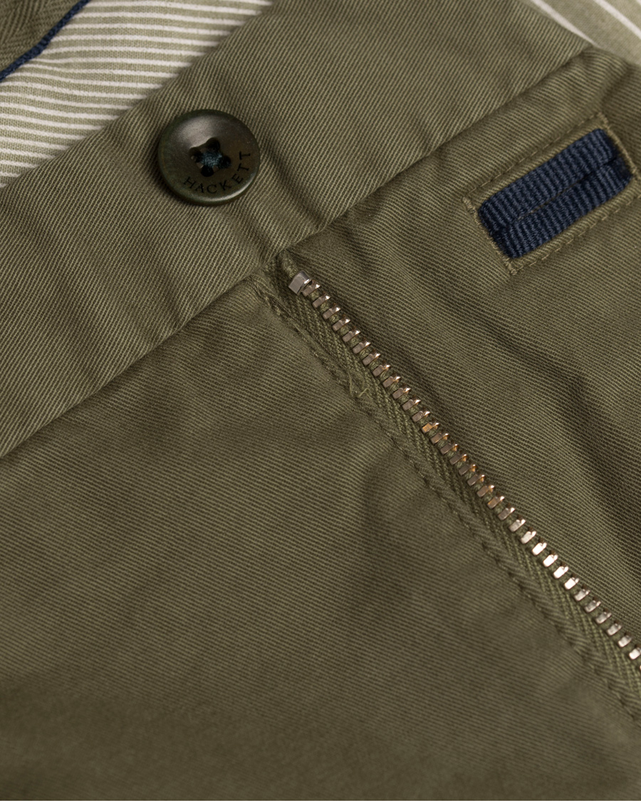 Herre | Bukser | Hackett | Kensington Slim Chino Forest Khaki