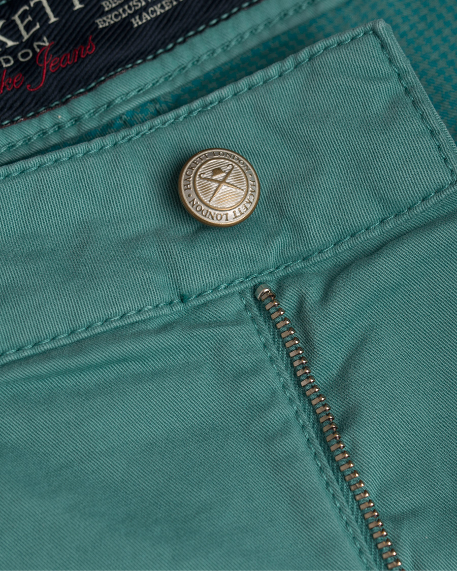Herre | Bukser | Hackett | Trinity Slim 5-Pocket Pants Mint Green