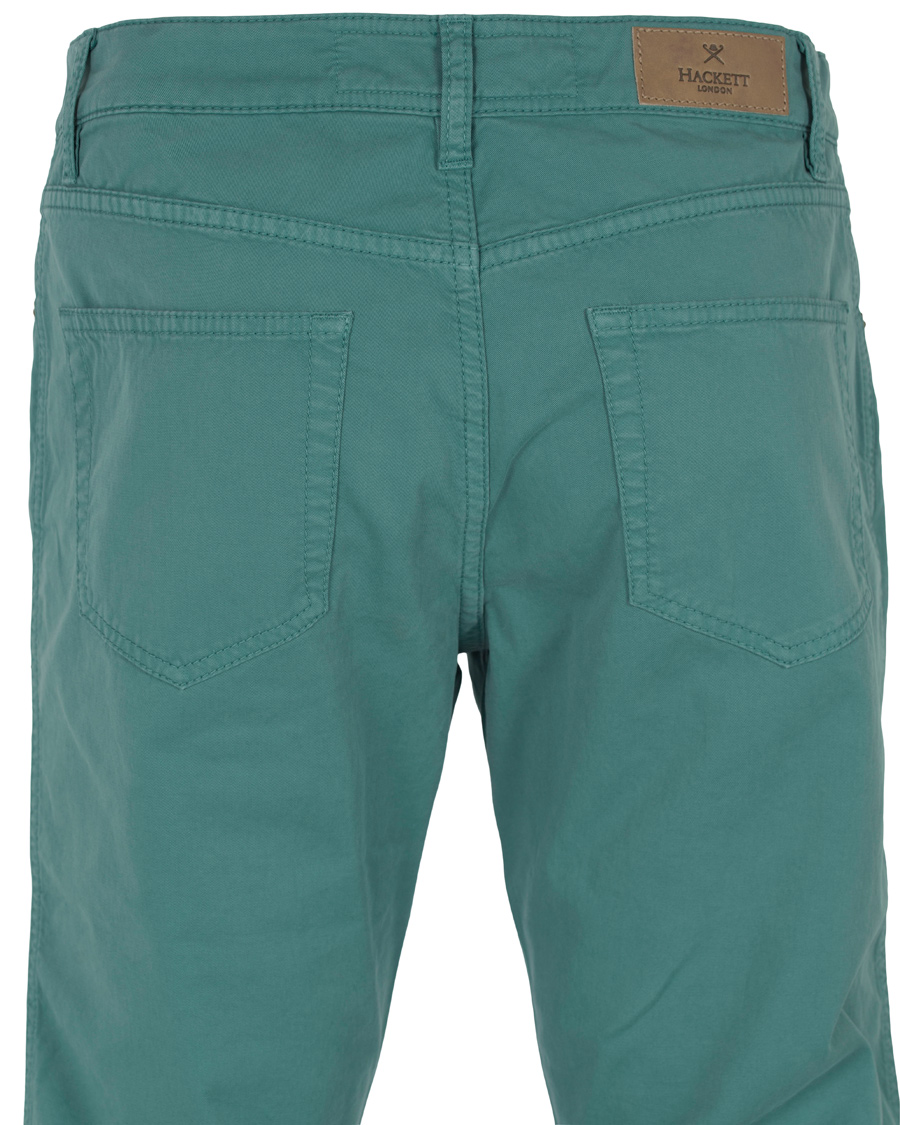 Herre | Bukser | Hackett | Trinity Slim 5-Pocket Pants Mint Green
