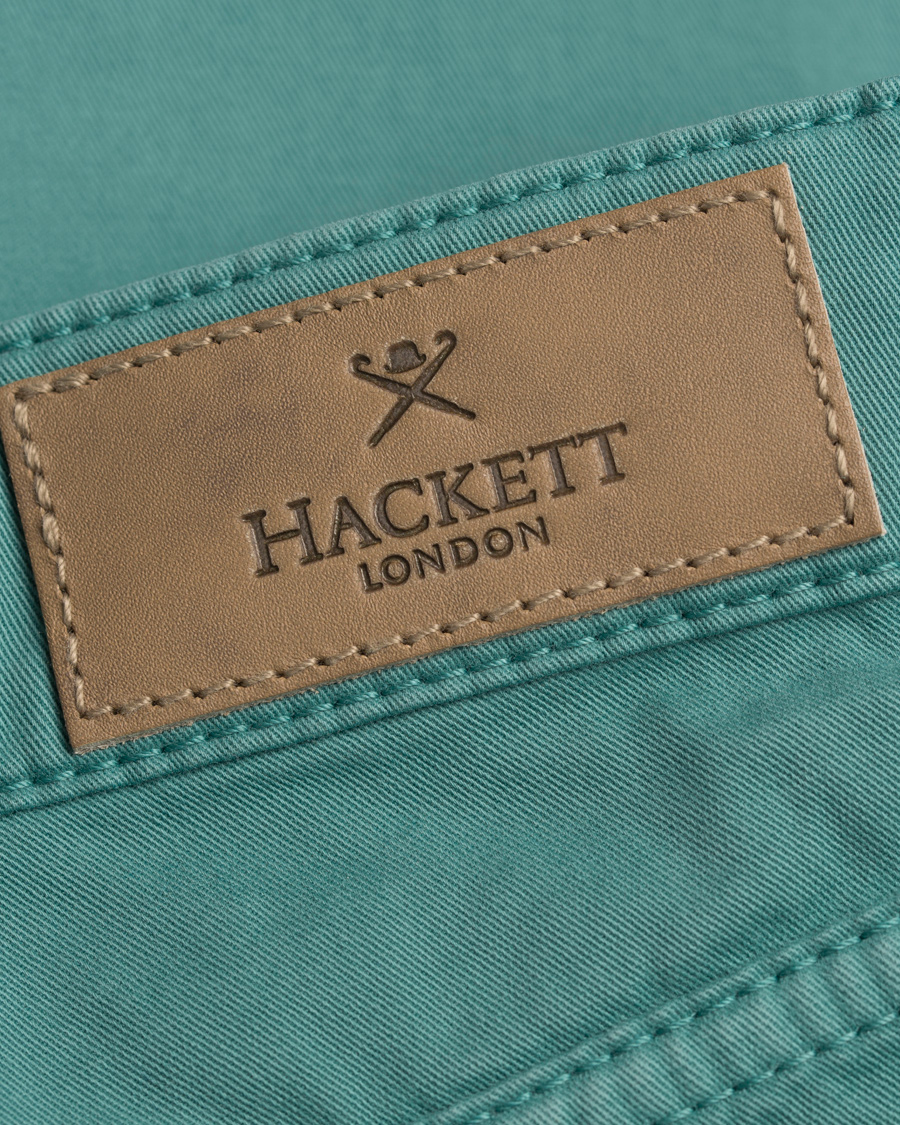 Herre | Bukser | Hackett | Trinity Slim 5-Pocket Pants Mint Green