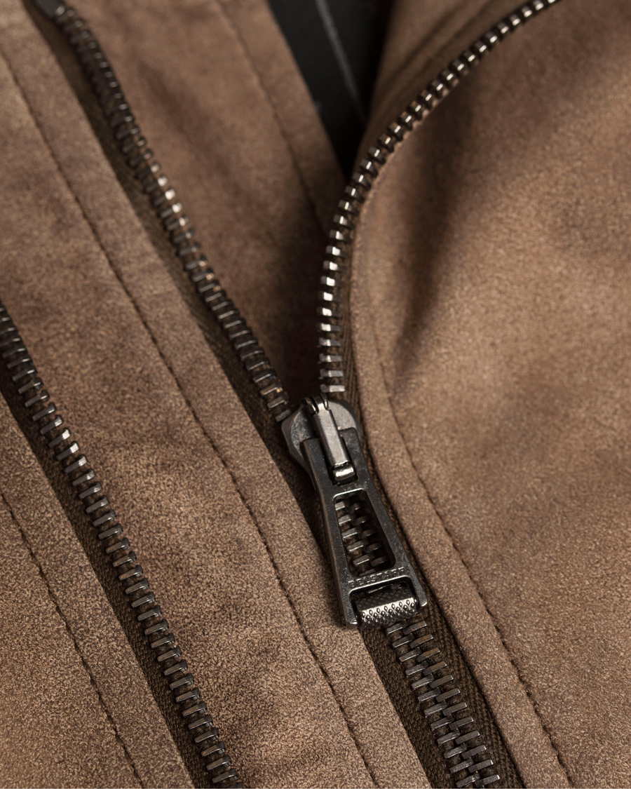 Herre | Jakker | Belstaff | Leigham Suede Jacket Light Brown