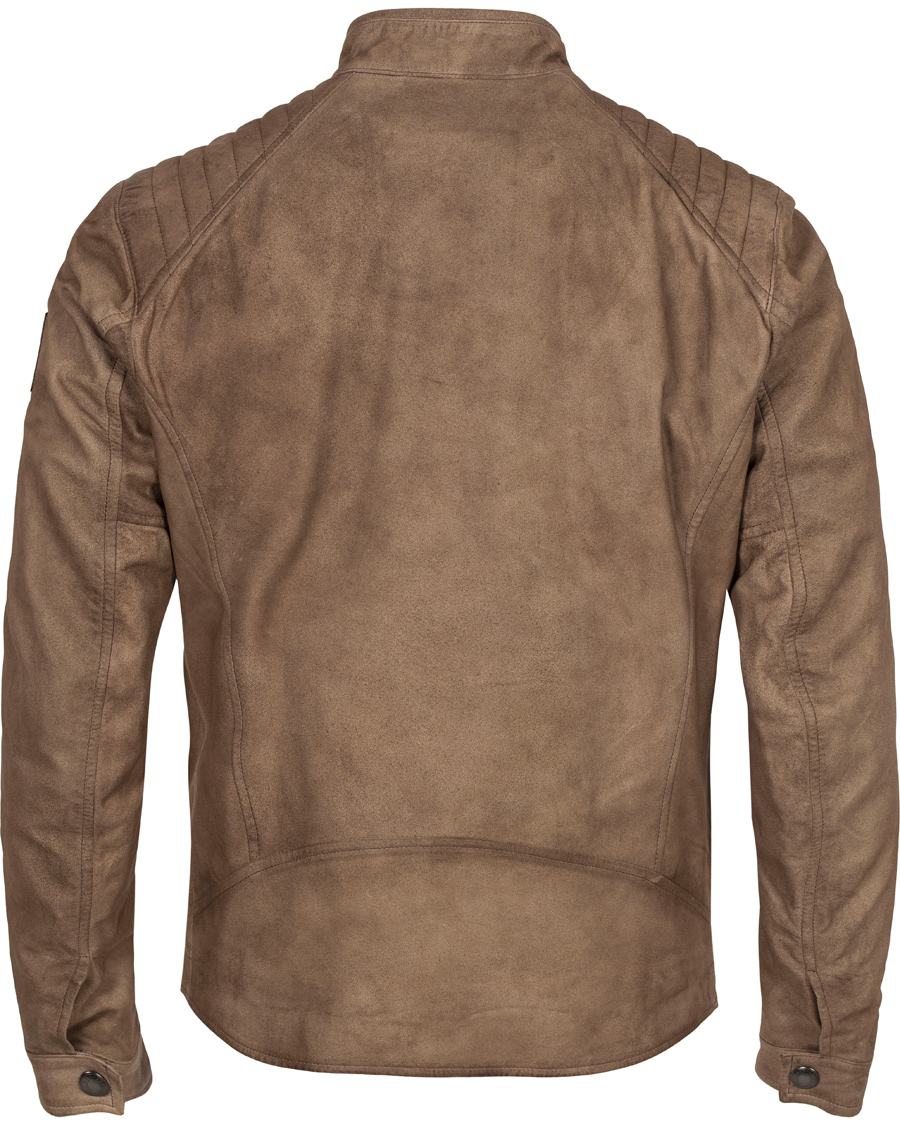 Herre | Jakker | Belstaff | Leigham Suede Jacket Light Brown