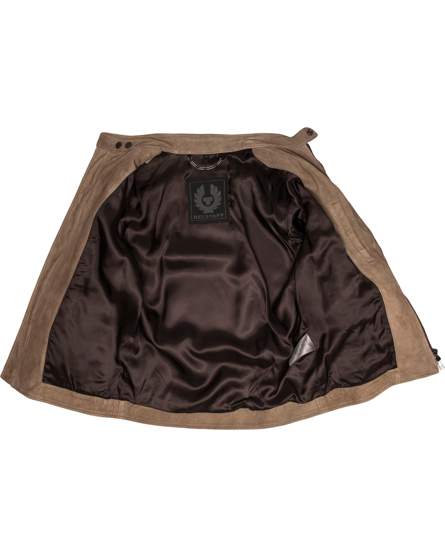 Herre | Jakker | Belstaff | Leigham Suede Jacket Light Brown