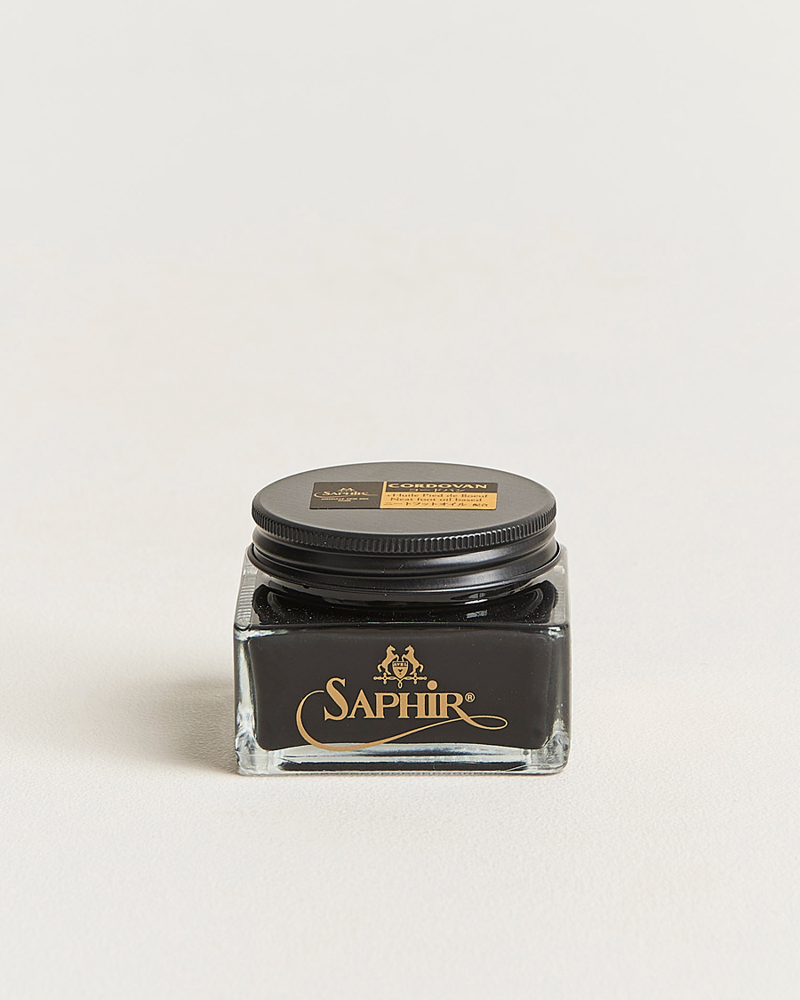 Herre | Skopleie | Saphir Medaille d'Or | Cordovan Creme 75 ml Black