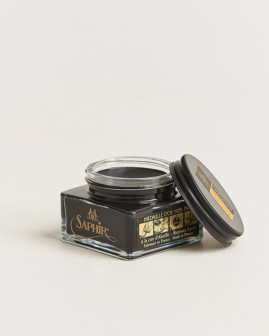 Herre | Sko | Saphir Medaille d\'Or | Cordovan Creme 75 ml Black