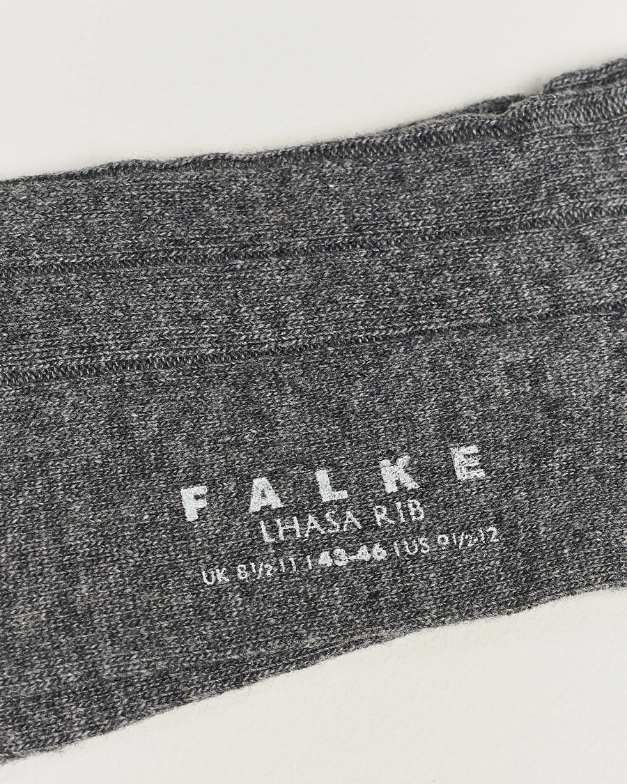 Herre | Falke | Falke | Lhasa Cashmere Socks Light Grey