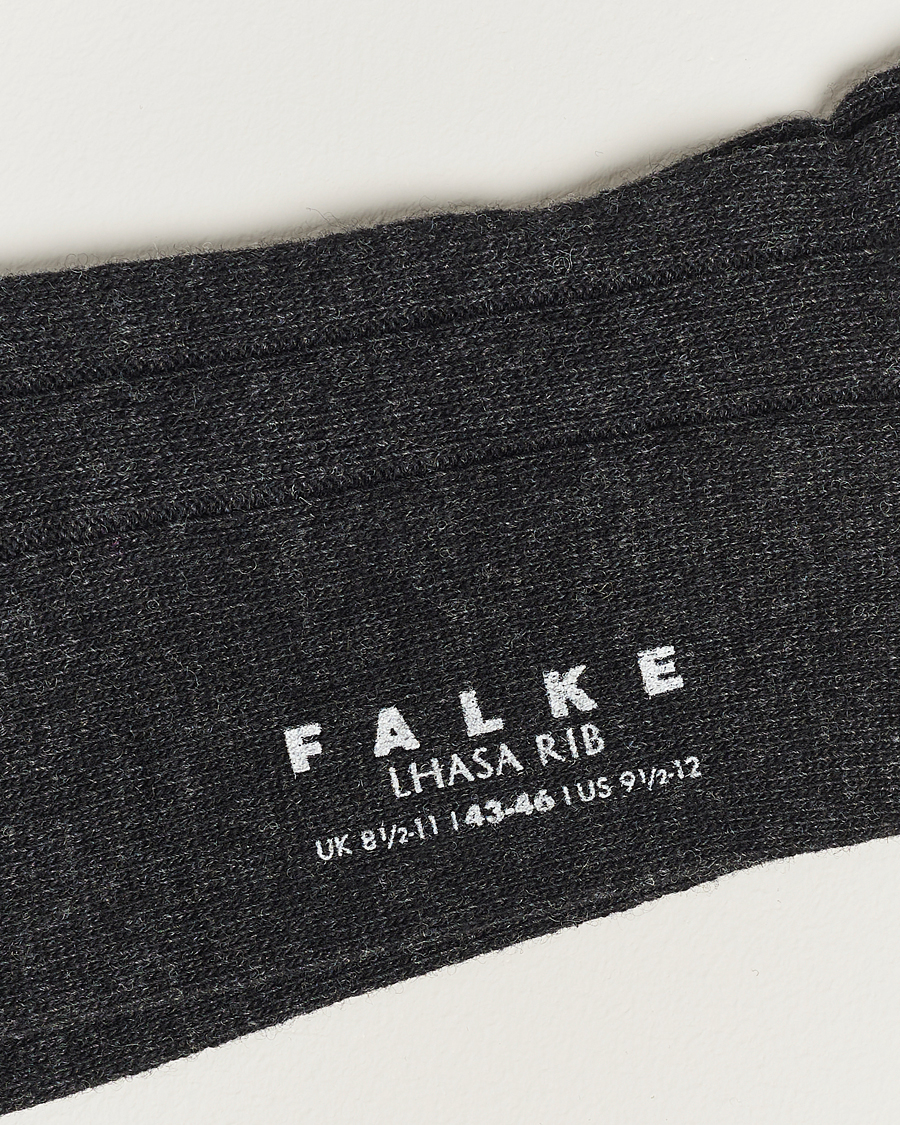 Herre |  | Falke | Lhasa Cashmere Socks Antracite Grey