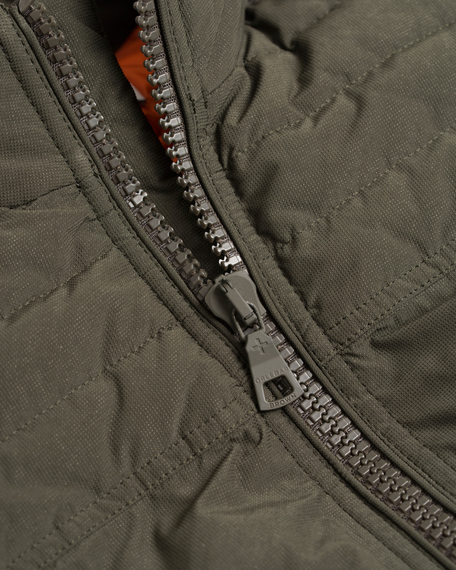 Herre | Jakker | Orlebar Brown | Hollins Down Vest Military Green