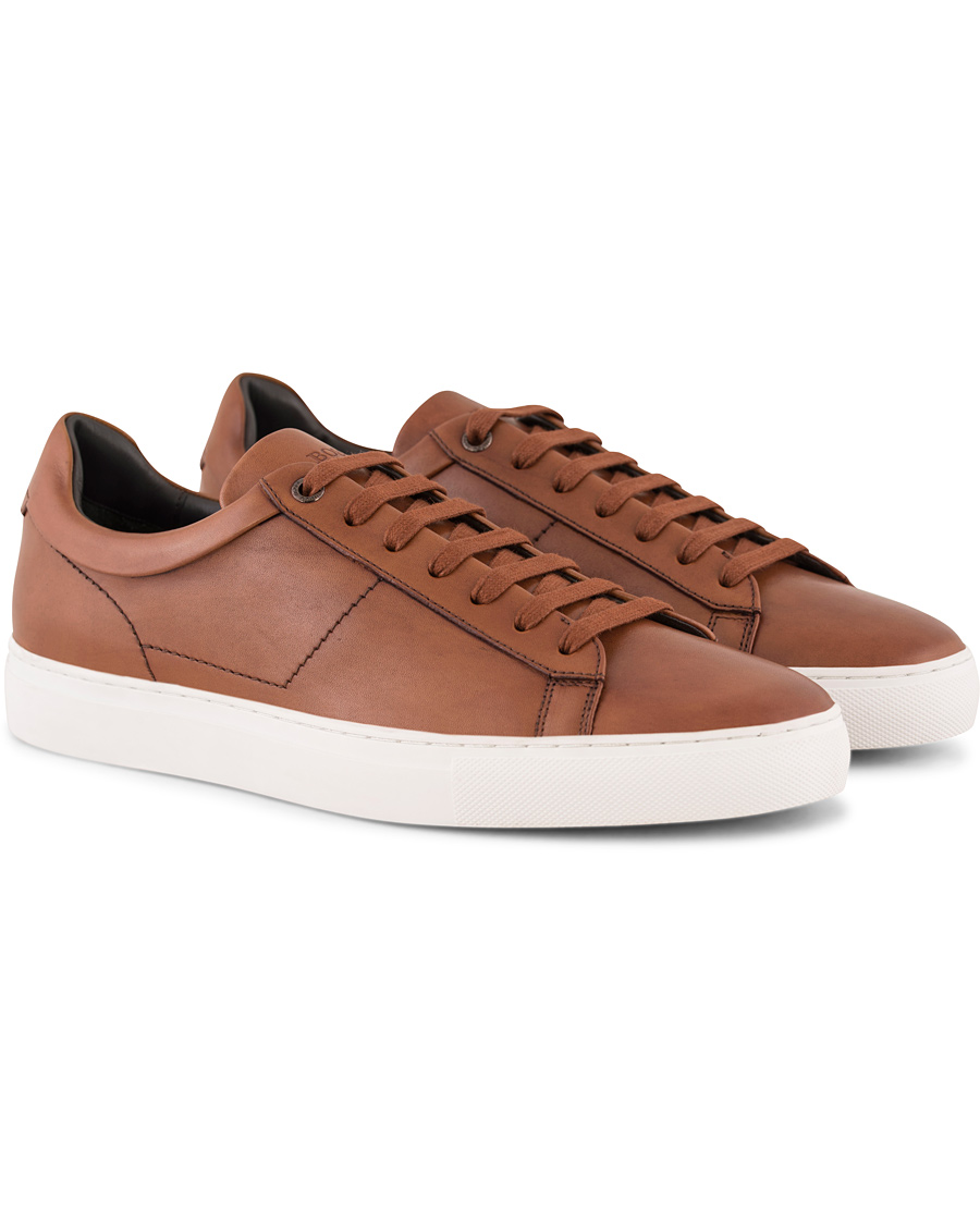 Herre | BOSS Timaker Leather Sneaker Cognac | BOSS BLACK | BOSS Timaker Leather Sneaker Cognac