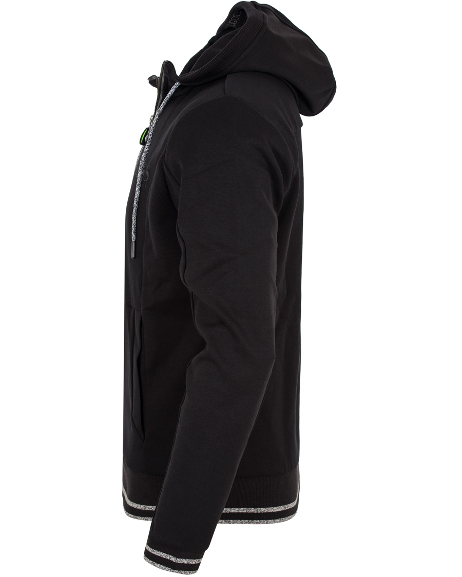 Herre | Gensere | BOSS GREEN | BOSS Athleisure Saggy Full Zip Hoodie Black 
