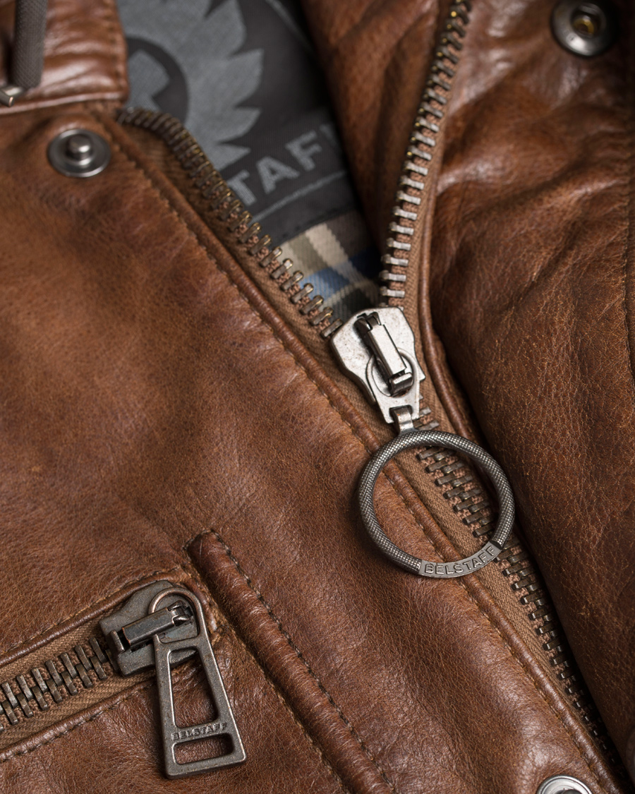 Herre | Jakker | Belstaff | Weybridge Leather Jacket Cognac