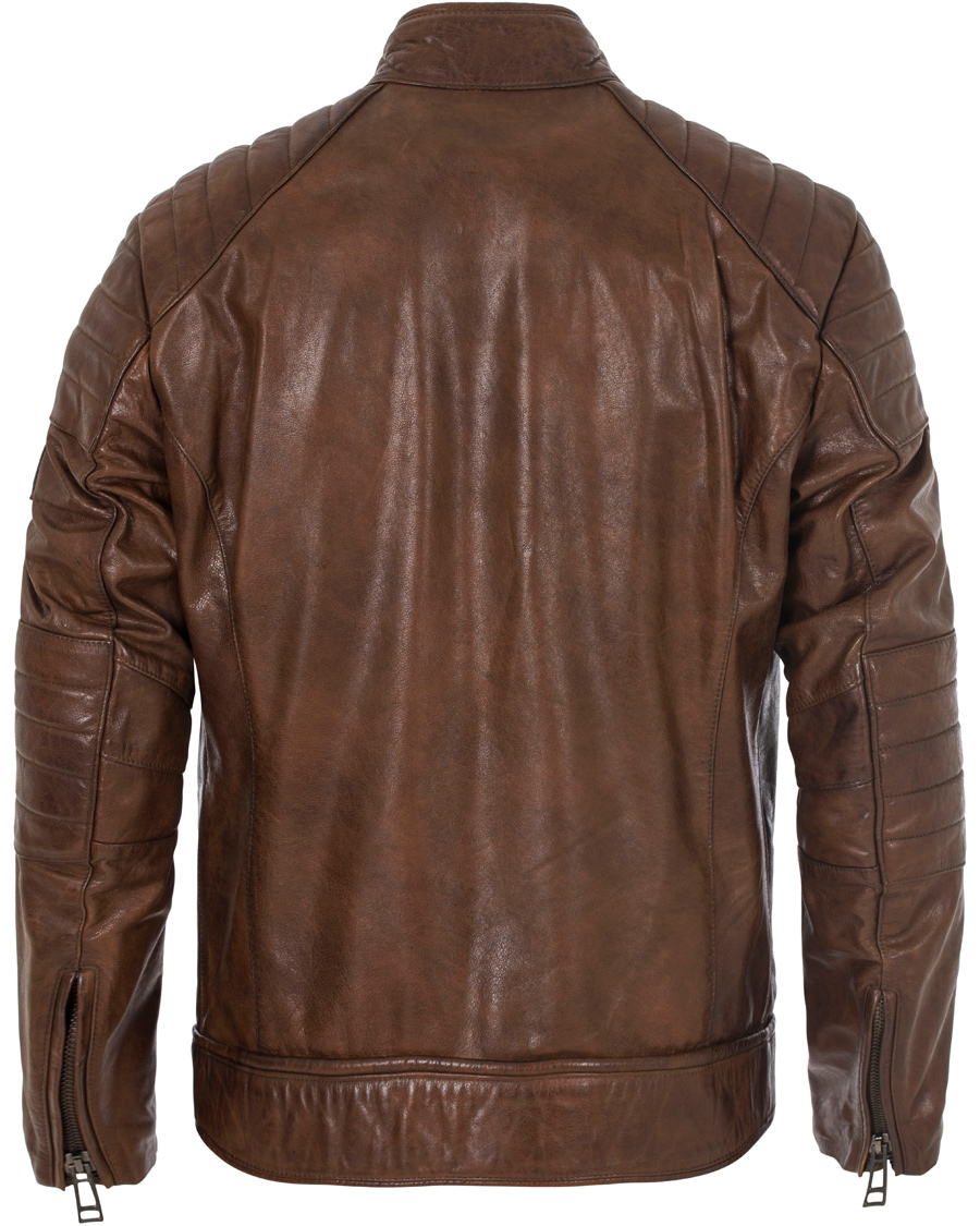 Herre | Jakker | Belstaff | Weybridge Leather Jacket Cognac
