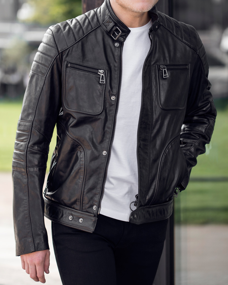Herre | Jakker | Belstaff | Weybridge Leather Jacket Black