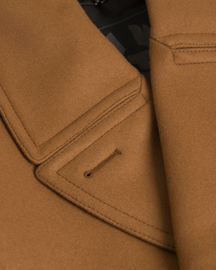 Herre | Jakker | Belstaff | Milford Wool/Cashmere DB Coat Heritage Khaki
