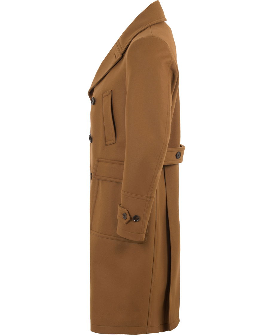 Herre | Jakker | Belstaff | Milford Wool/Cashmere DB Coat Heritage Khaki