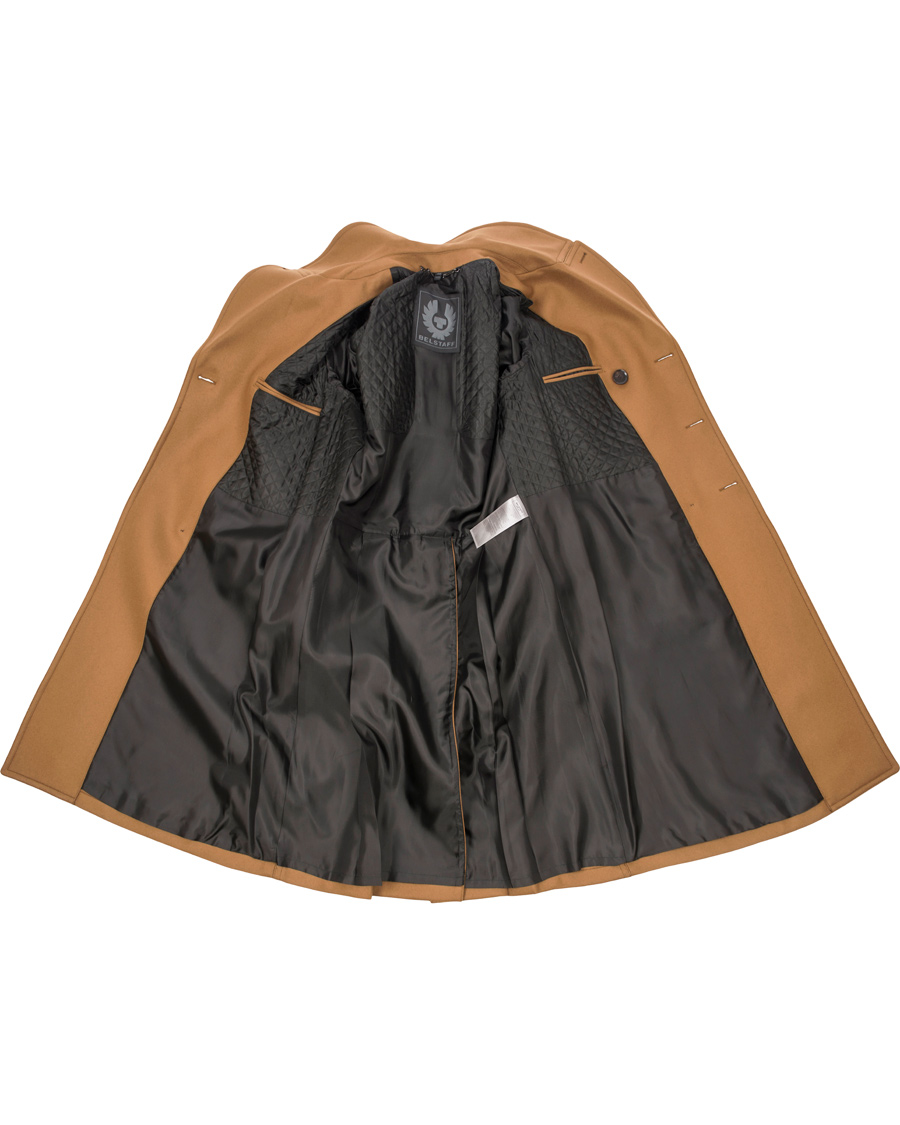 Herre | Jakker | Belstaff | Milford Wool/Cashmere DB Coat Heritage Khaki