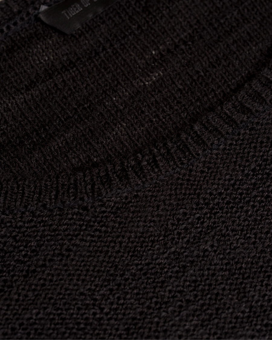 Herre | Gensere | Tiger of Sweden Jeans | Rag Knitted Sweat Black